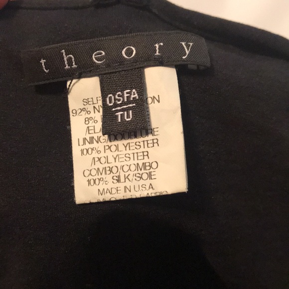 Theory Double Spaghetti Strap Cross Back Dress Women’s One Size Fits All - Picture 3 of 8